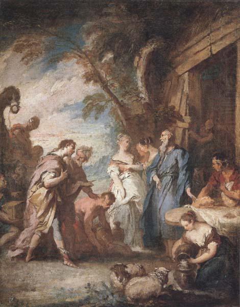 Francois Boucher Welcoming the Servant of Abraham china oil painting image